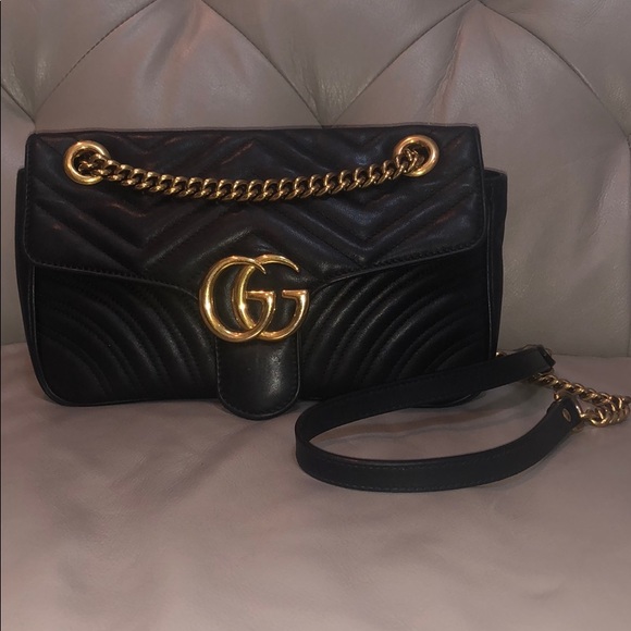 AUTHENTIC! GG Marmont matelassé bag - Picture 2 of 8